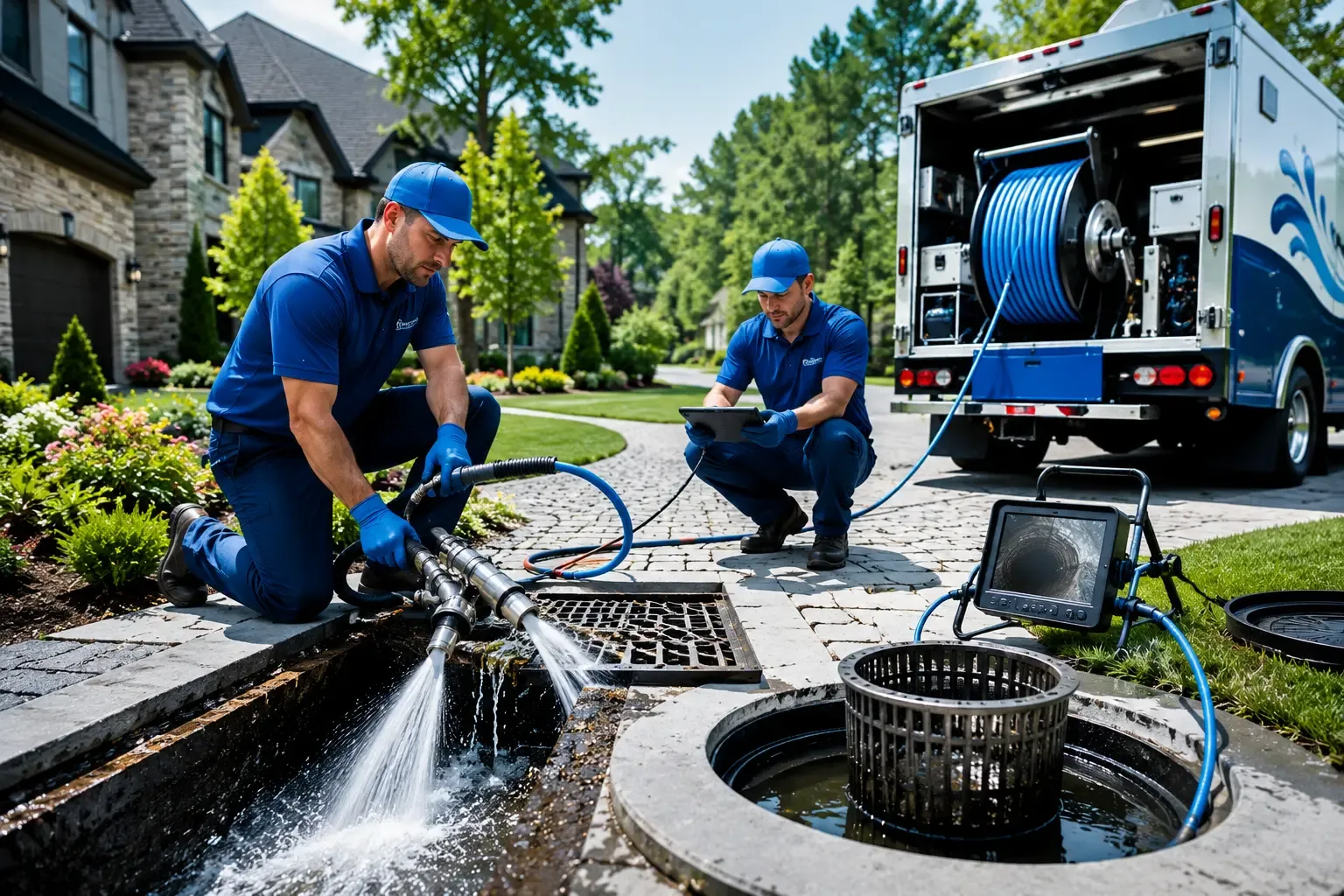 Local outdoor drain cleaning professionals in Blue Mounds, WI
