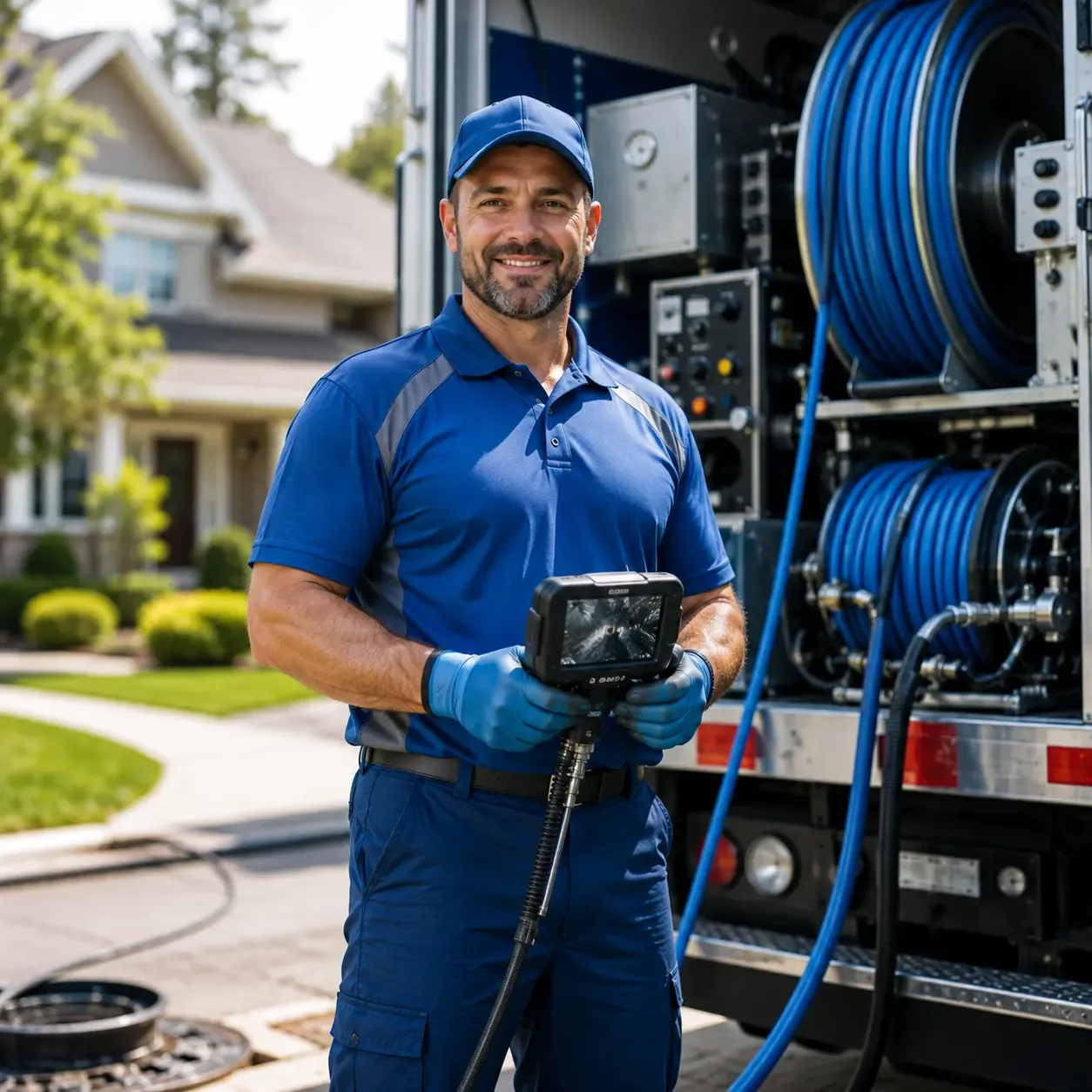 Local outdoor drain cleaning specialists in Blue Mounds, WI